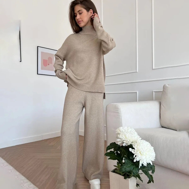 Miles Zestaw Dzianinowy | Klasyczny i Stylowy