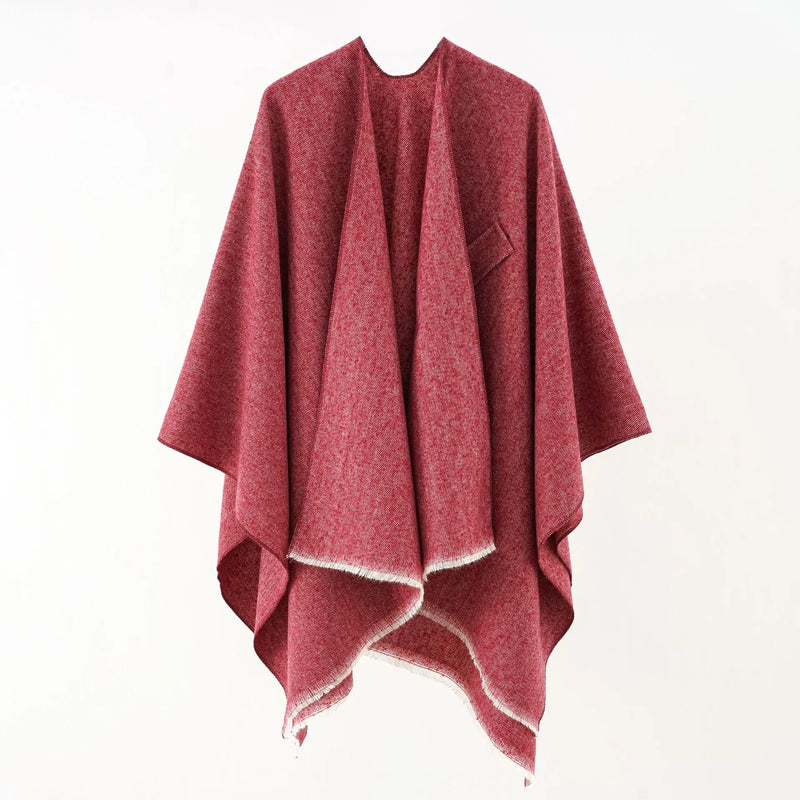 Mia Kasjmier Poncho | Retro i Stylowy