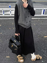 Kamizelka Grace Gebreid | Ciepła i Modna