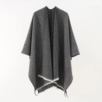 Mia Kasjmier Poncho | Retro i Stylowy