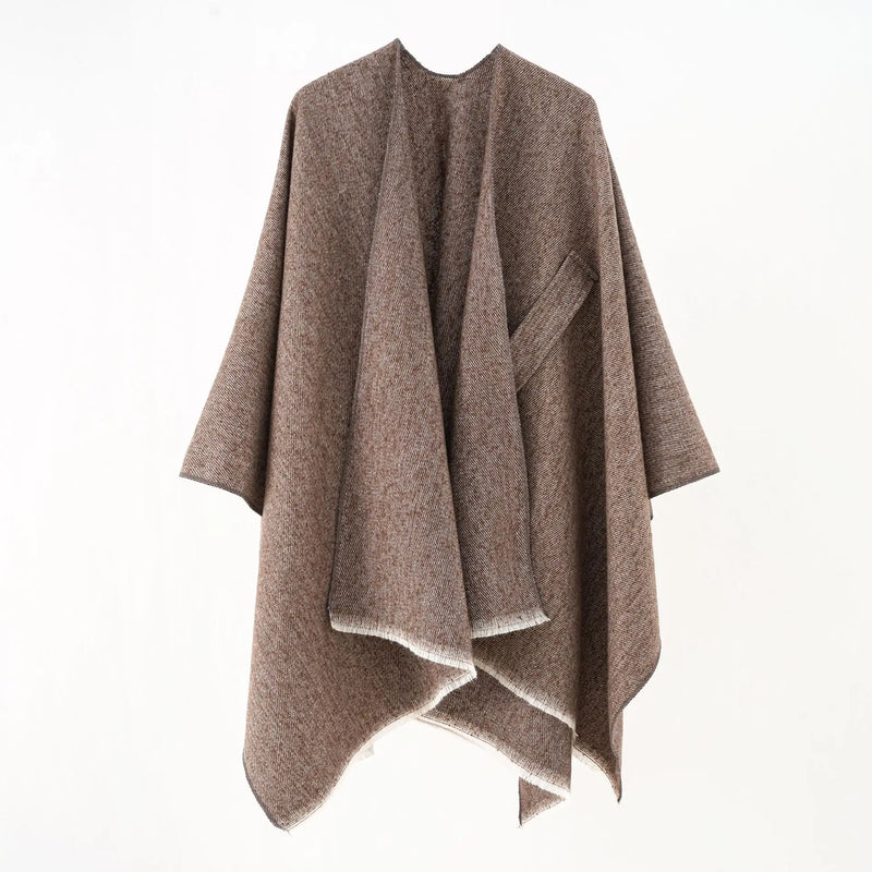 Mia Kasjmier Poncho | Retro i Stylowy