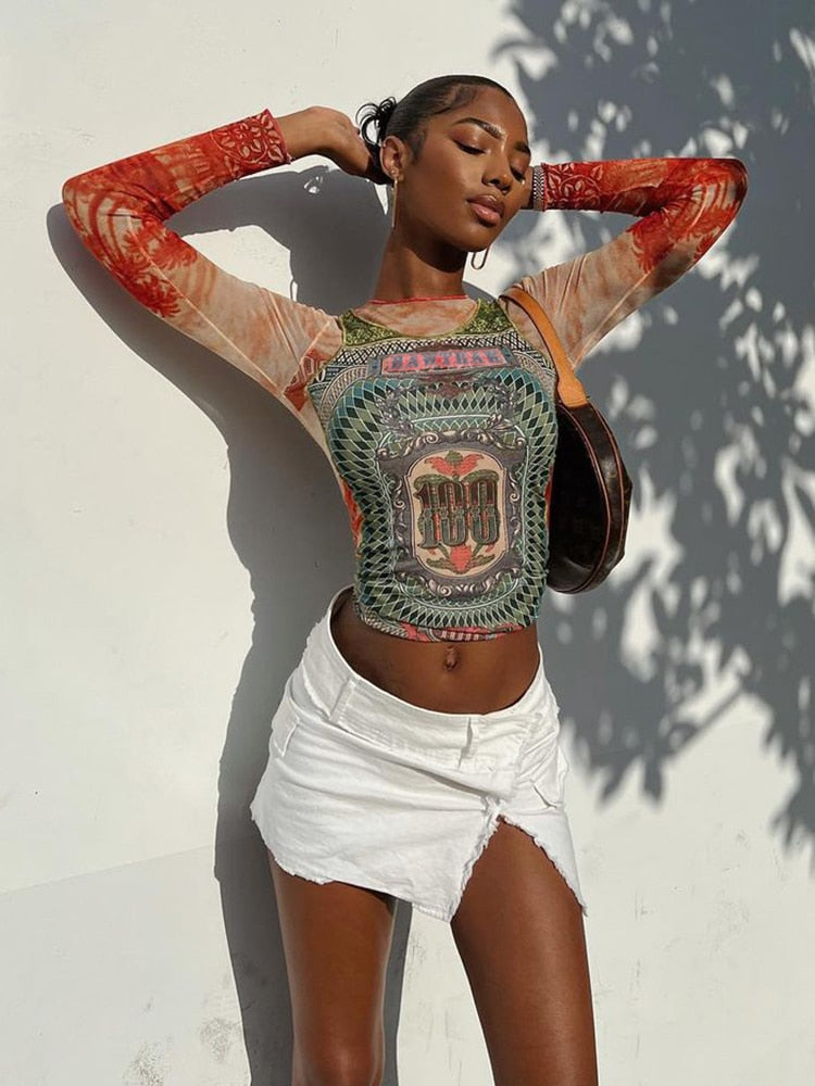 Arty Mesh Top | Dodaj odrobinę pazura do swojej stylizacji