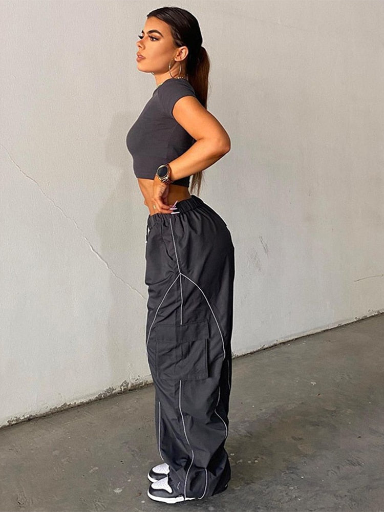 Biba Baggy Spodnie | Unikalny streetwear design