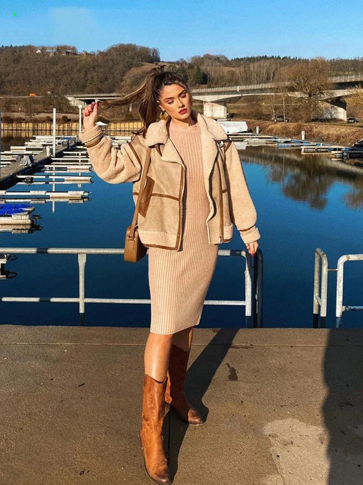 Rachel Fleece Jas | Wygodny i Stylowy