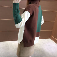 Benthe Color Block Sweter | Wygodny i stylowy