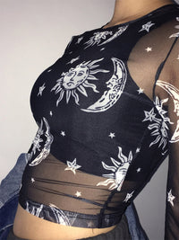 Maan siateczkowy top | Stylowy i seksowny