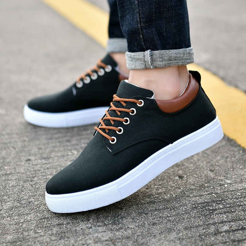 Vardi Dante™ David Sneakers | Stoere herensneakers met witte zool