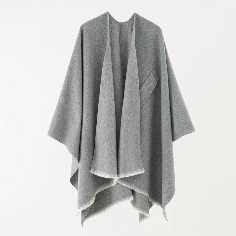 Mia Kasjmier Poncho | Retro i Stylowy