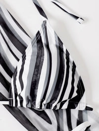 Gigi 3-częściowy zestaw | Idealny zestaw; Bikini z narzutką