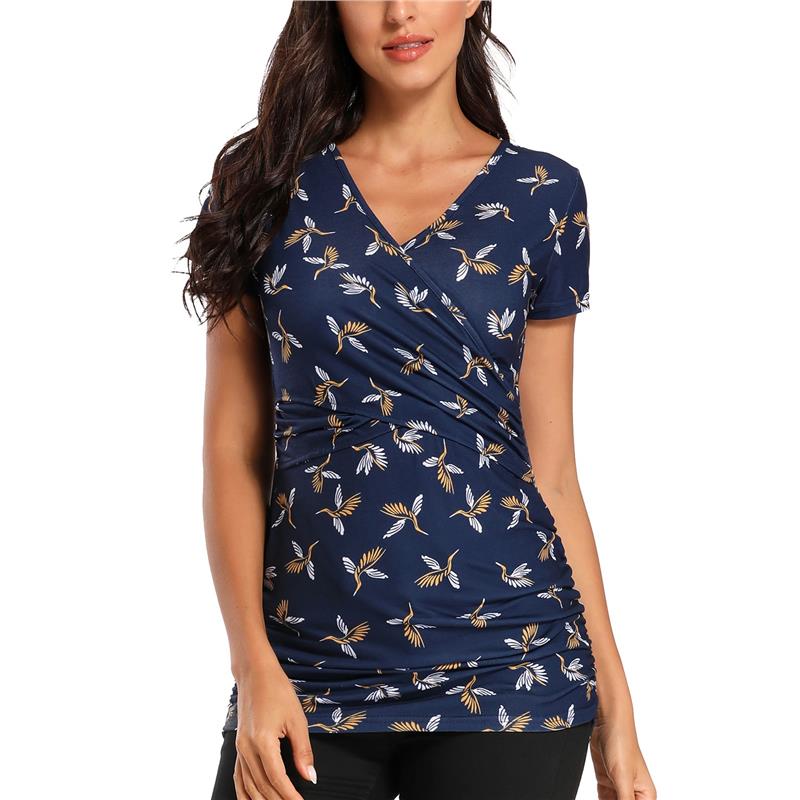 Koszulka do karmienia piersią | Łatwe karmienie dzięki otworom przy piersi