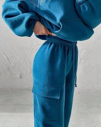 Lila dres treningowy | Wygodny i modny