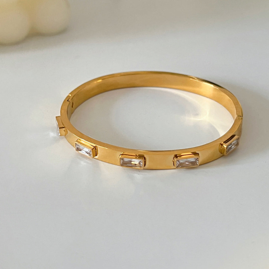 Gouden Armband | Met prachtige steentjes