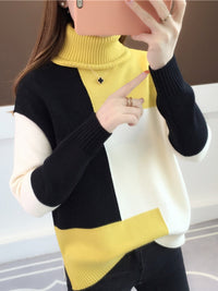 Benthe Color Block Sweter | Wygodny i stylowy