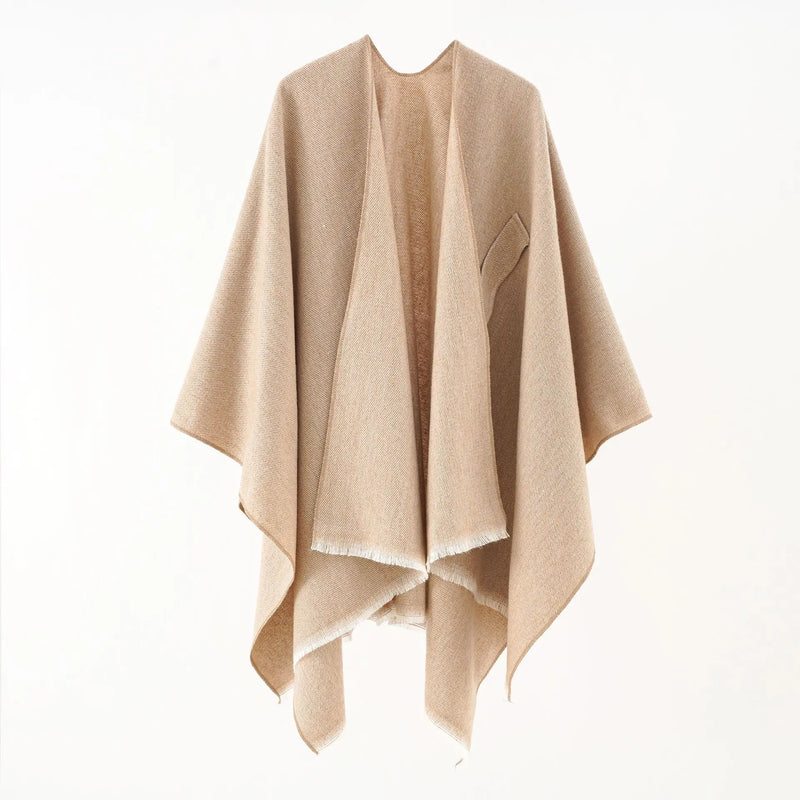 Mia Kasjmier Poncho | Retro i Stylowy