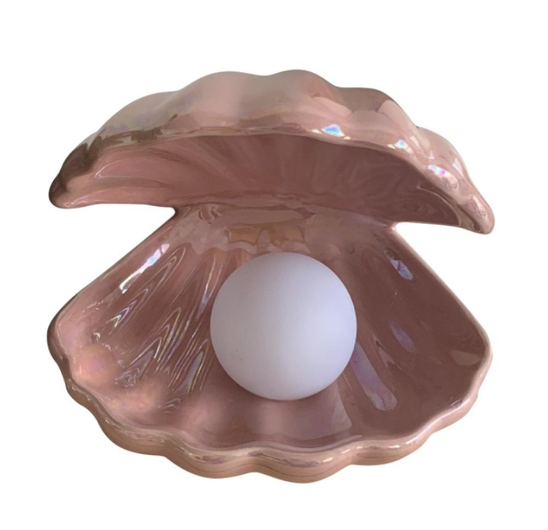 Chelly Chique lampa z muszlami | Magiczna lampa z perłą