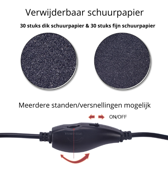 Elektryczny pilnik do pedicure | W mgnieniu oka znowu czyste, piękne stopy