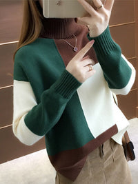Benthe Color Block Sweter | Wygodny i stylowy