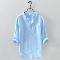 Vardi Dante™ Lex Linnen Overhemd | Een stijlvolle & luchtige overhemd voor heren