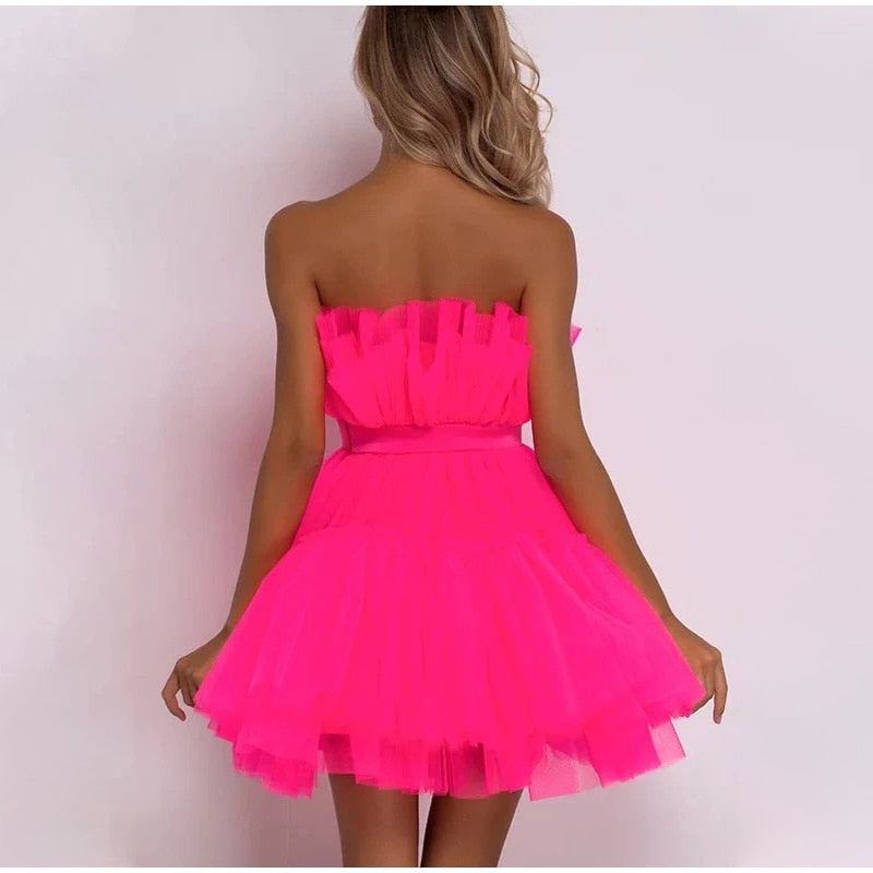 Sukienka Tessa Tulle | Świąteczna sukienka z unikalnym wzorem