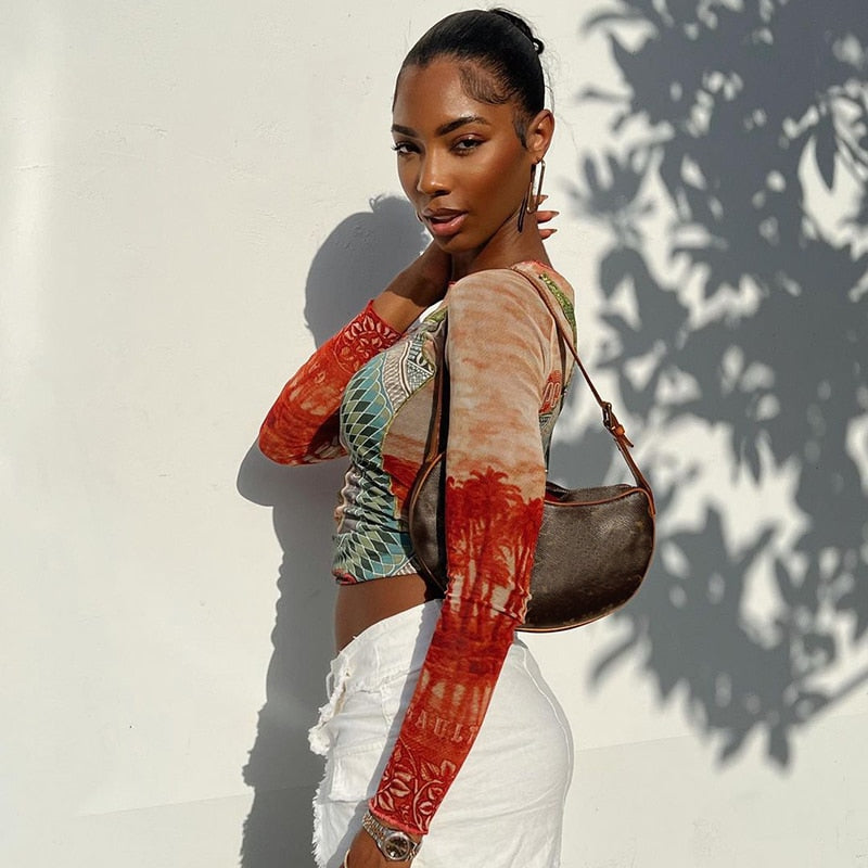 Arty Mesh Top | Dodaj odrobinę pazura do swojej stylizacji