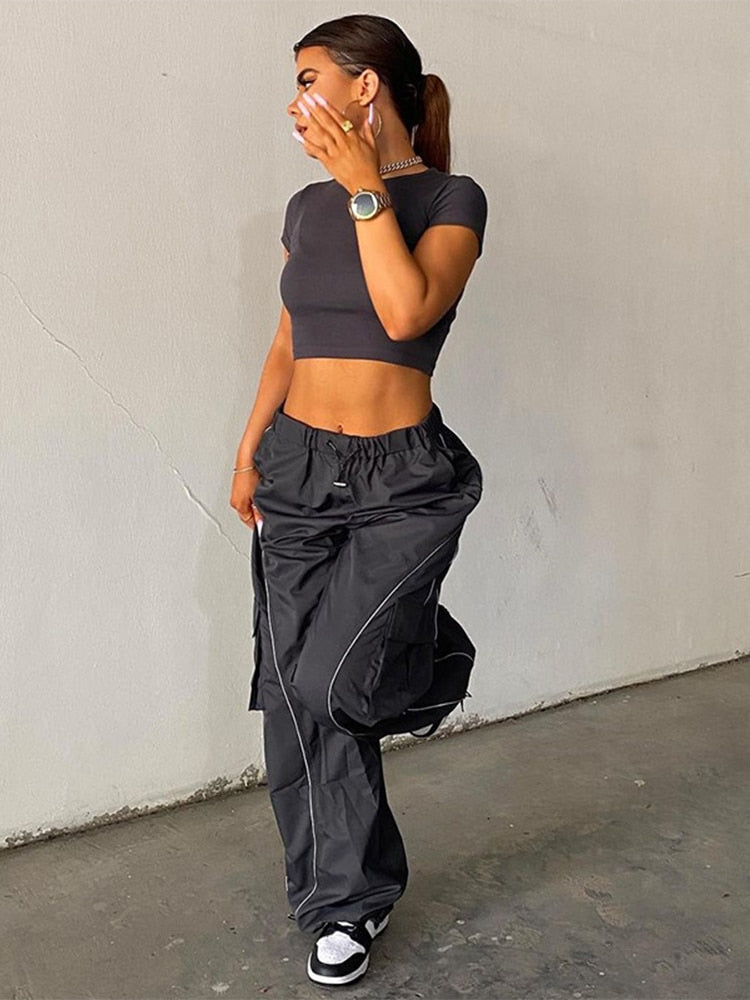 Biba Baggy Spodnie | Unikalny streetwear design