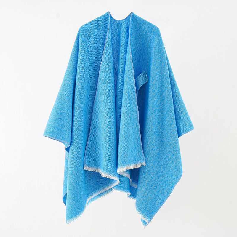 Mia Kasjmier Poncho | Retro i Stylowy