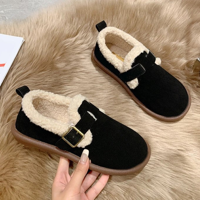 Mikaela Leren Kapcie | Ciepłe i Modne