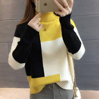 Benthe Color Block Sweter | Wygodny i stylowy