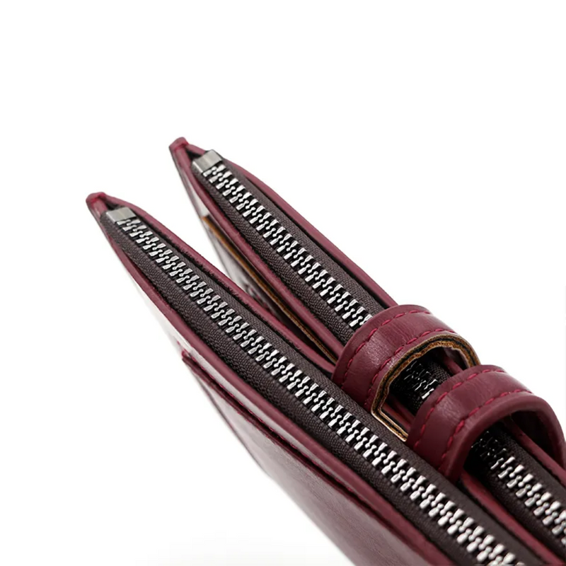 Długi skórzany portfel | Praktyczny i stylowy