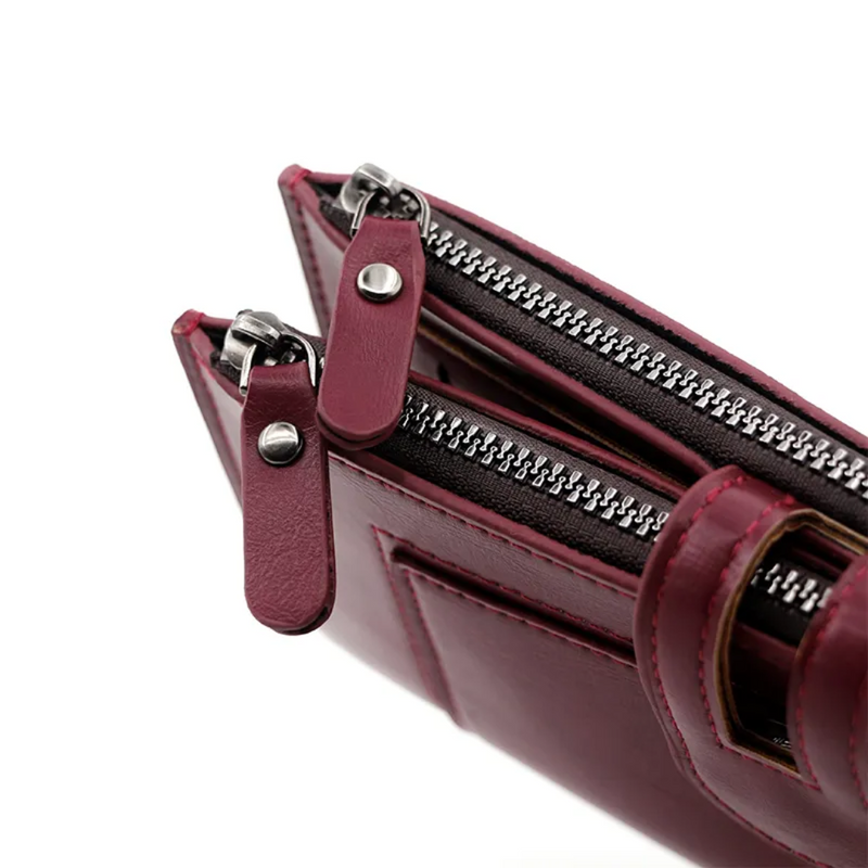 Długi skórzany portfel | Praktyczny i stylowy