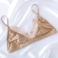 Miękki satynowy biustonosz | Z pięknymi koronkowymi brzegami, aby dopełnić całość!