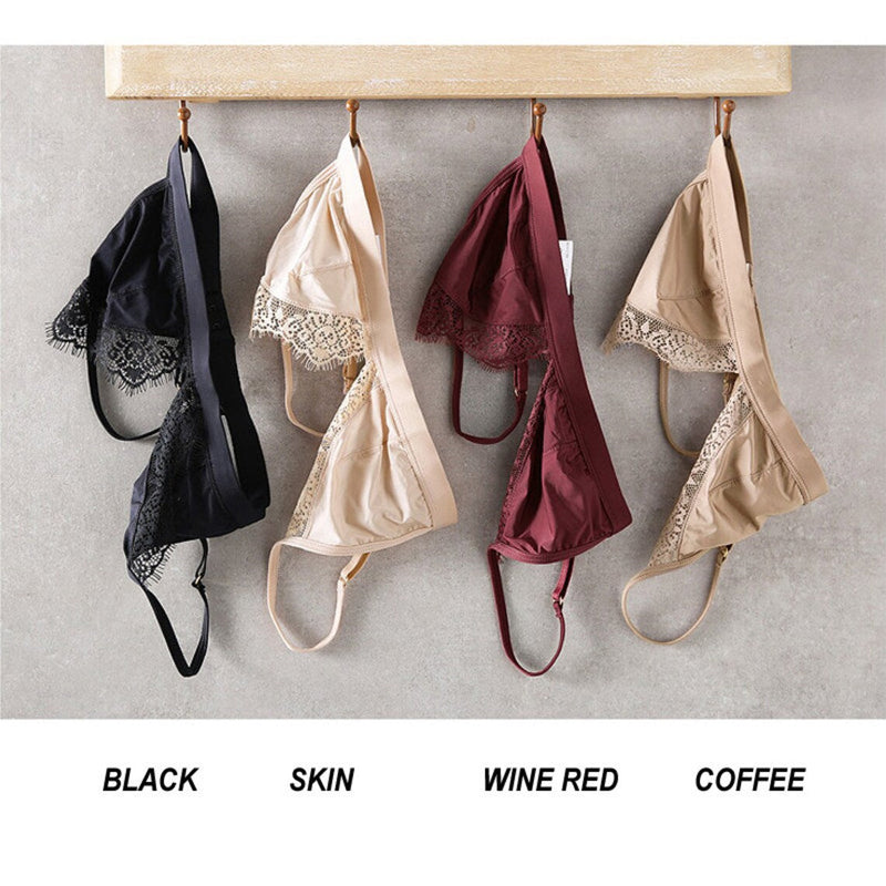 Miękki satynowy biustonosz | Z pięknymi koronkowymi brzegami, aby dopełnić całość!