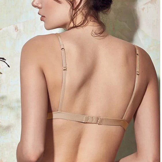 Miękki satynowy biustonosz | Z pięknymi koronkowymi brzegami, aby dopełnić całość!