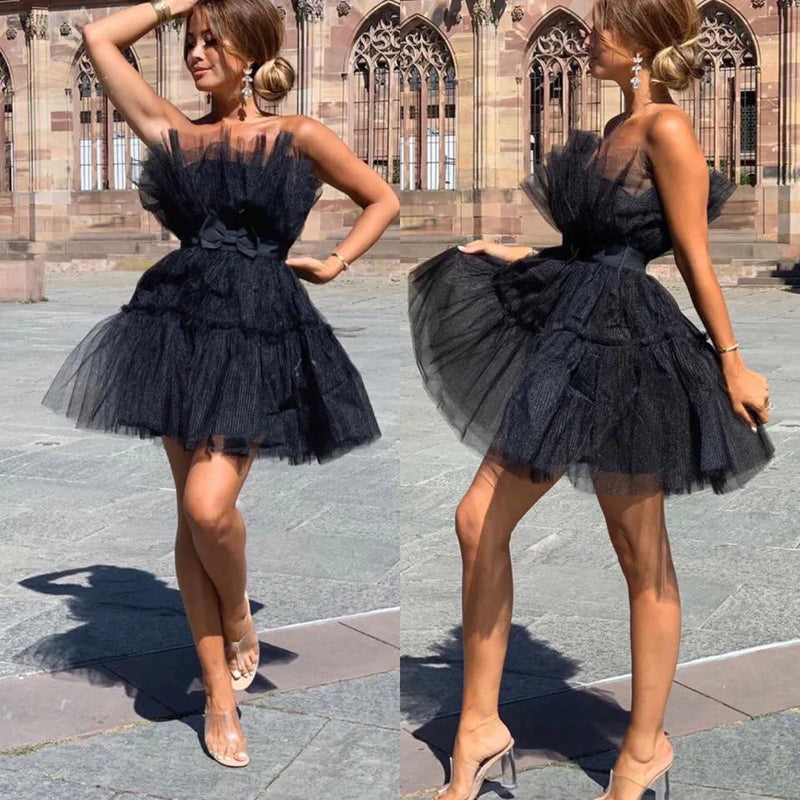 Sukienka Tessa Tulle | Świąteczna sukienka z unikalnym wzorem