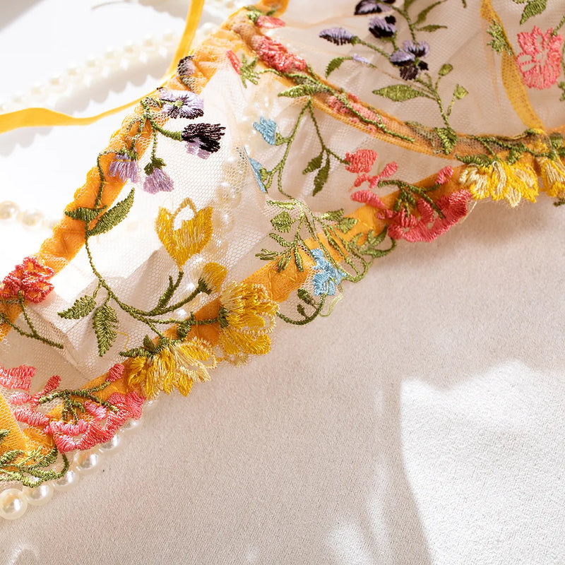 Kanten Lingerie Set | Tweedelig met prachtig borduursel