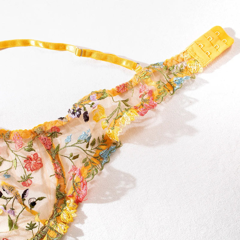 Kanten Lingerie Set | Tweedelig met prachtig borduursel