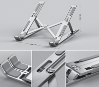 SCITEC™ Podstawka pod laptopa | Regulowana podstawka pod laptopa 6-pozycji