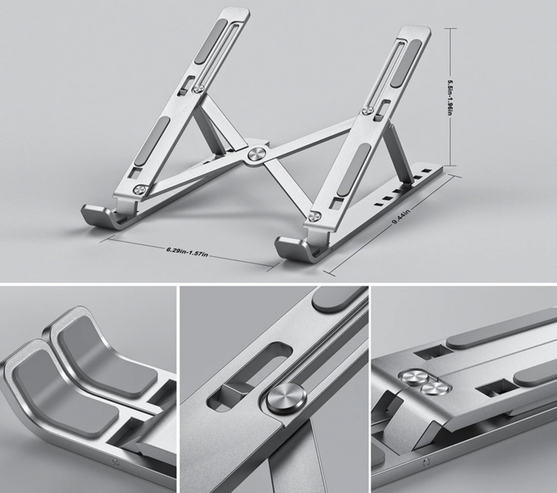 SCITEC™ Podstawka pod laptopa | Regulowana podstawka pod laptopa 6-pozycji