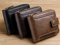 Vintage Lederen Portemonnee | Klassiek & Stijlvol