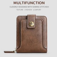 Vintage Lederen Portemonnee | Klassiek & Stijlvol