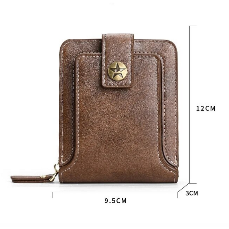 Vintage Lederen Portemonnee | Klassiek & Stijlvol