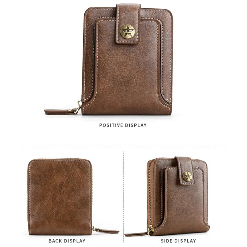 Vintage Lederen Portemonnee | Klassiek & Stijlvol