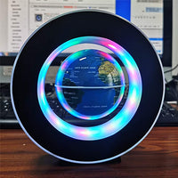 Lampa z unoszącą się kulą ziemską | Unikalna ozdoba do domu