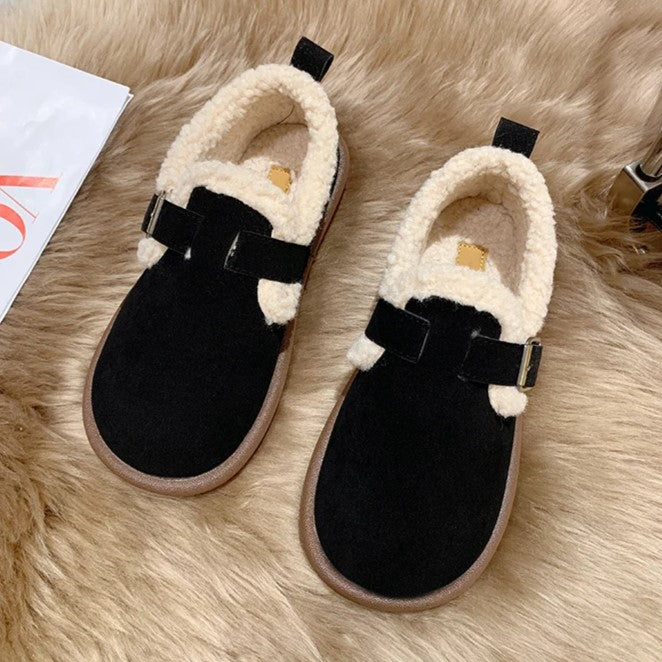 Mikaela Leren Kapcie | Ciepłe i Modne