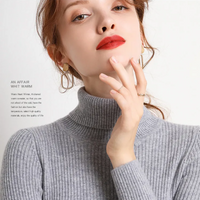 Lorrie kaszmirowy sweter golf | Stylowy i ciepły