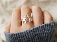 Pierścionek z cienistym jamnikiem | Dla miłośników zwierząt wśród nas!