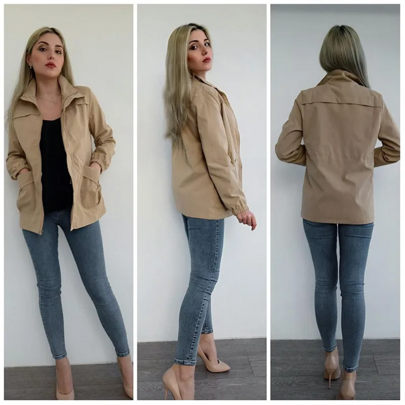 Ivory Slim Windjack | Smukła i nowoczesna kurtka przeciwwiatrowa