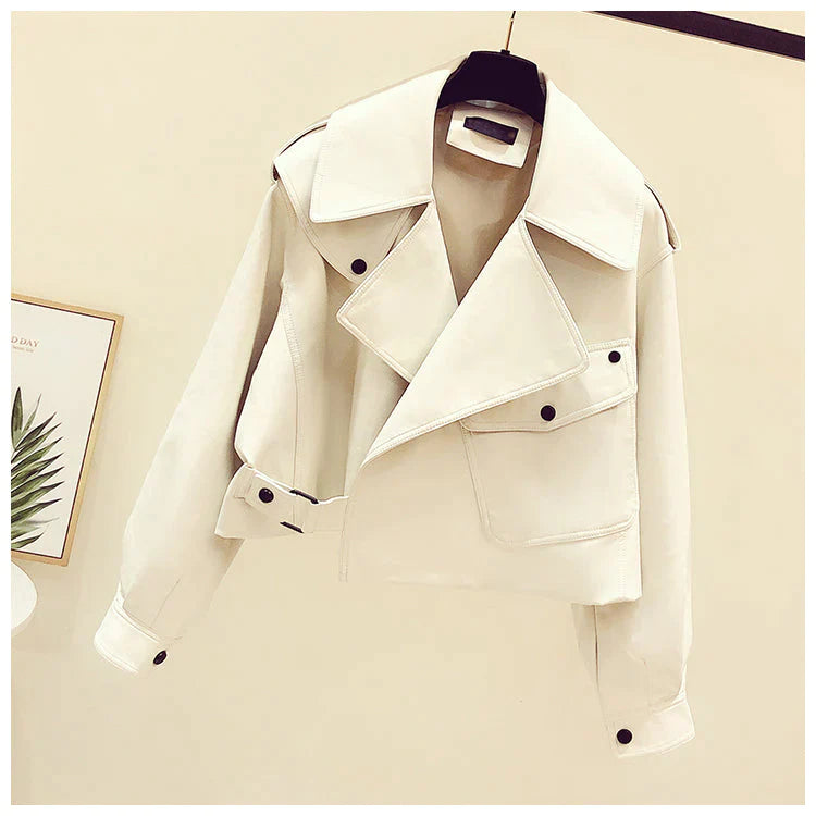 Carmelie Kurtka Skórzana | Retro i Stylowa