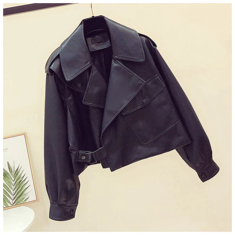 Carmelie Kurtka Skórzana | Retro i Stylowa