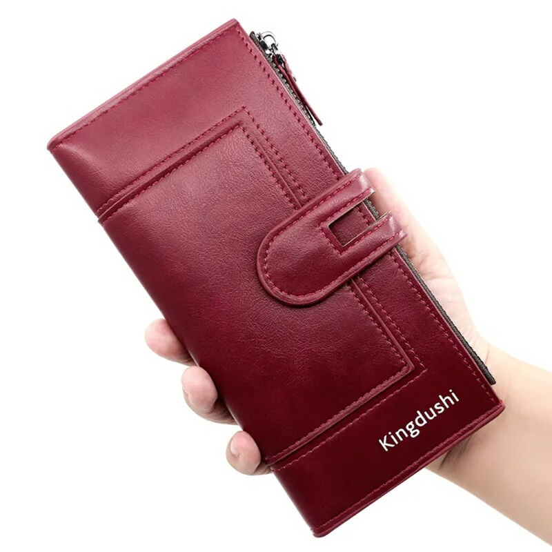 Długi skórzany portfel | Praktyczny i stylowy